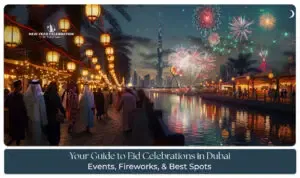 Eid celebrations in Dubai Blog Banner by Travel Saga Tourism