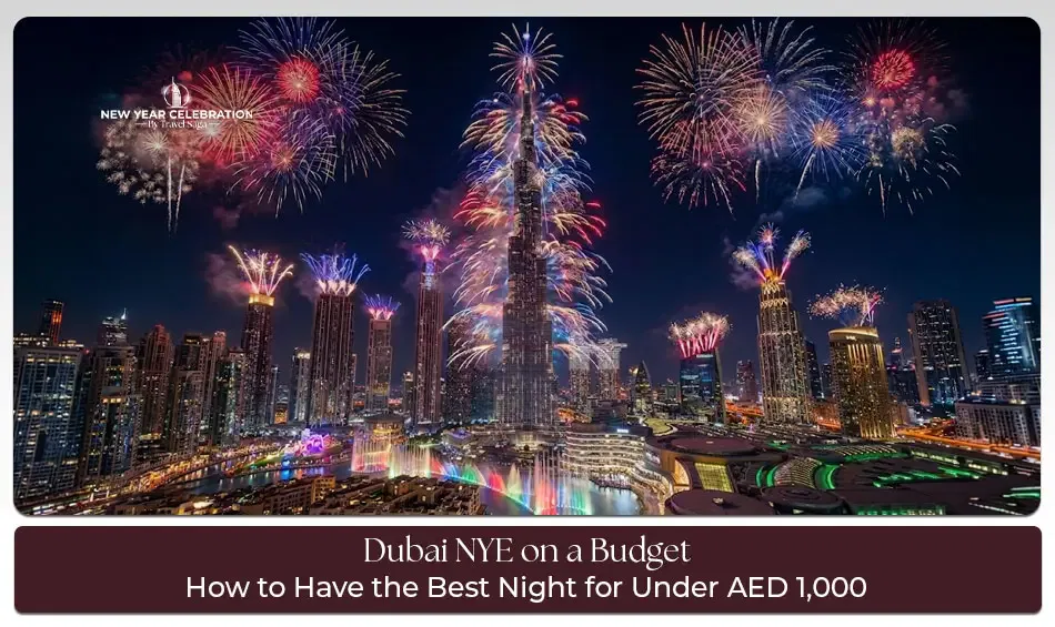 Dubai fireworks on a budget experience.
