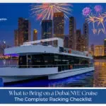 Dubai NYE cruise fireworks view skyline