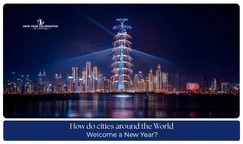 New Year celebrations in cities around the world