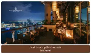 Best Rooftop Restaurants in Dubai Blog Banner by Travel Saga Tourism